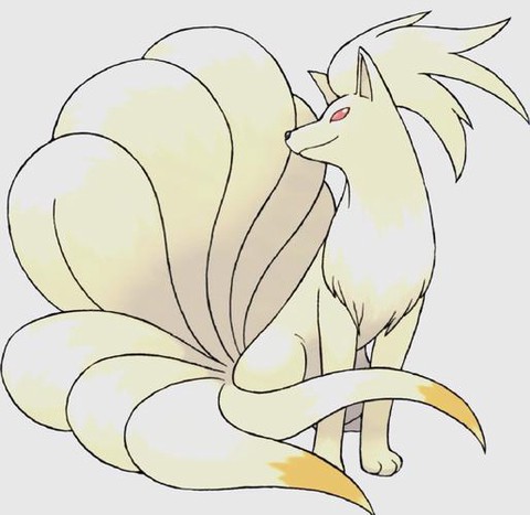 神奇宝贝九尾怎么画[图1]